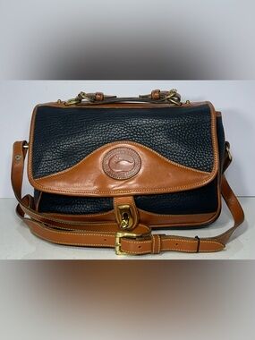 Dooney & Bourke Vintage All-Weather Leather carrier shoulder/crossbody bag